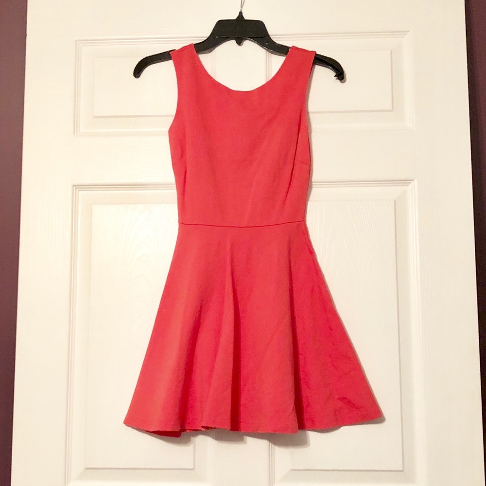 Coral dress